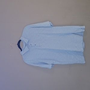 Coastal cotton boys XL blue short sleeve polo